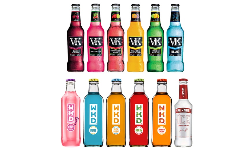 Image 1: Assorted Alcopops Selection