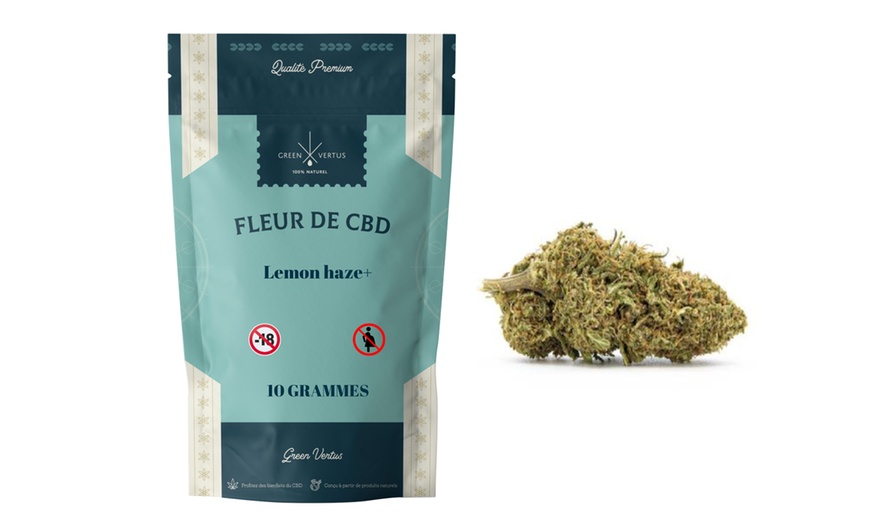 Image 1: Fleurs de CBD, Lemon Haze de la marque Green Vertus