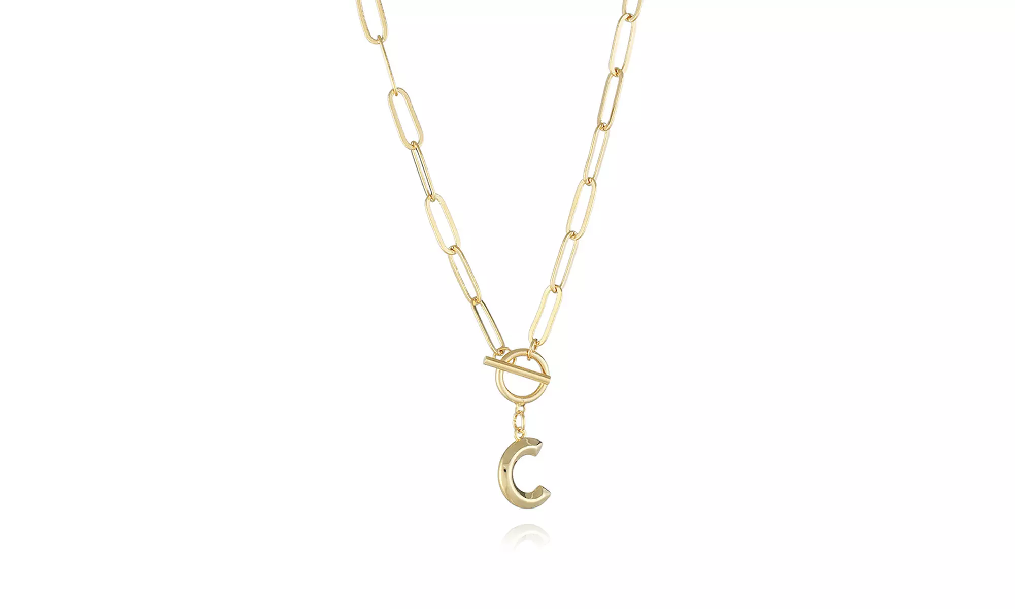 Collier avec pendentif initiale