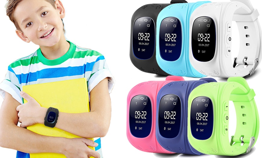 Image 1: Kids' GPS Tracking Smartwatch