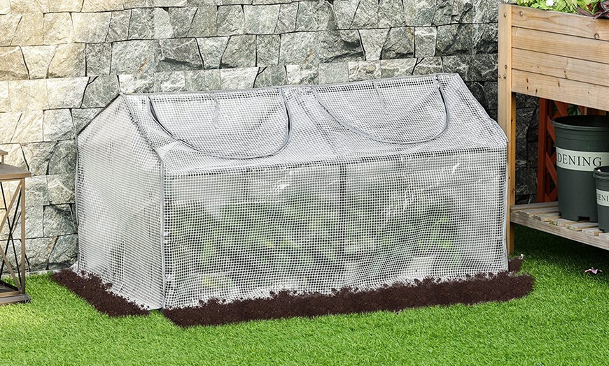 Image 4: Outsunny Portable Greenhouse