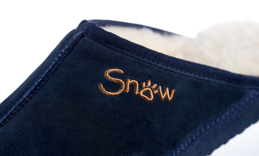 Image 17: Snow Paw Sheepskin Slippers