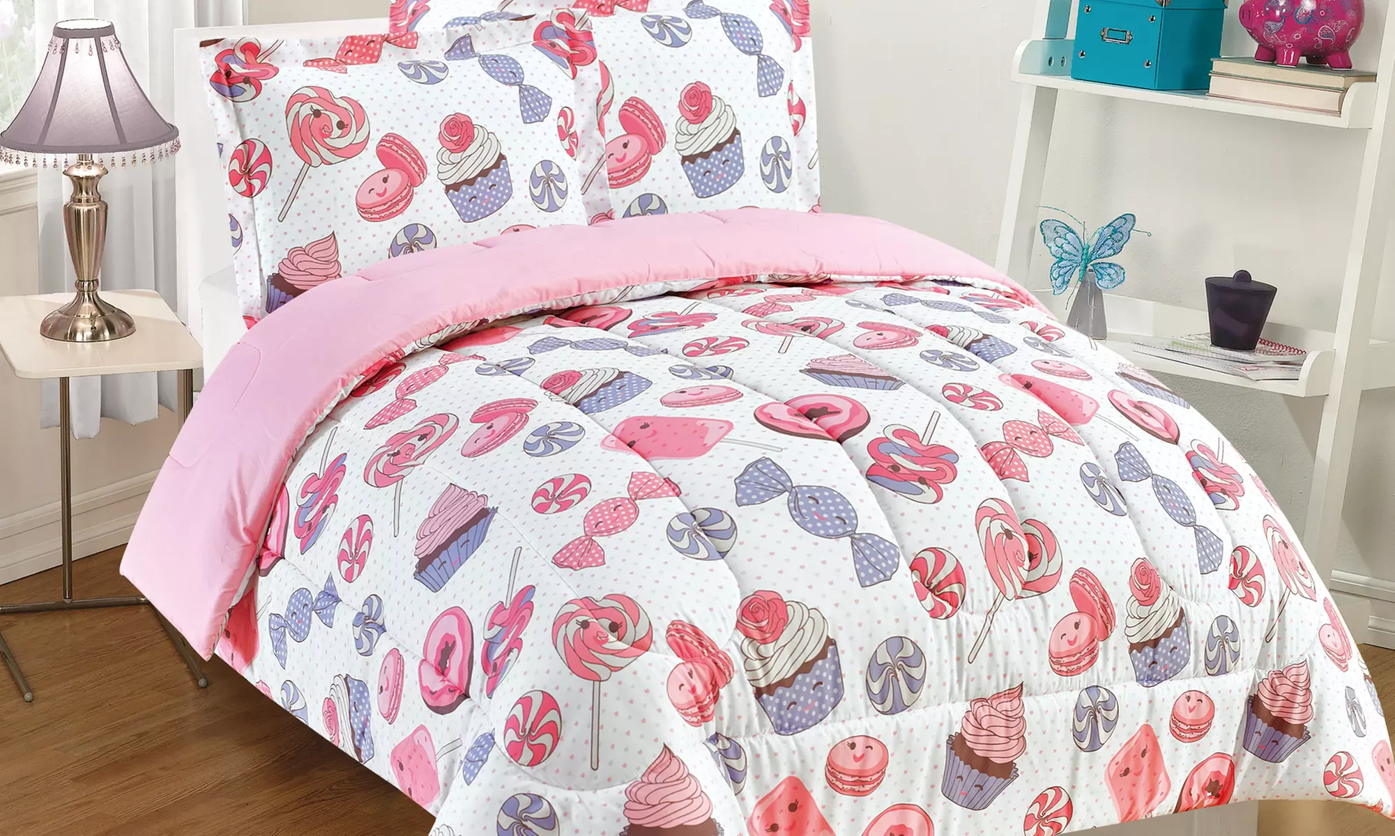 Club Gizmo Kids' Girls Comforter Set (2- or 3-Piece) - Primary Image