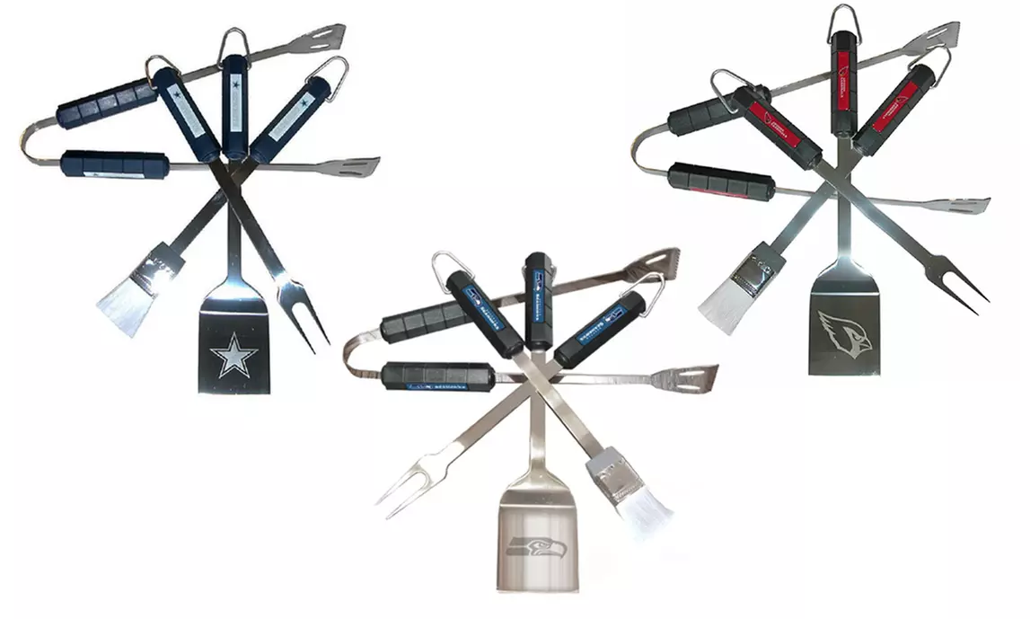 Siskiyou Sports NFL Stainless Steel Barbecue Set (4-Piece) - Primary Image
