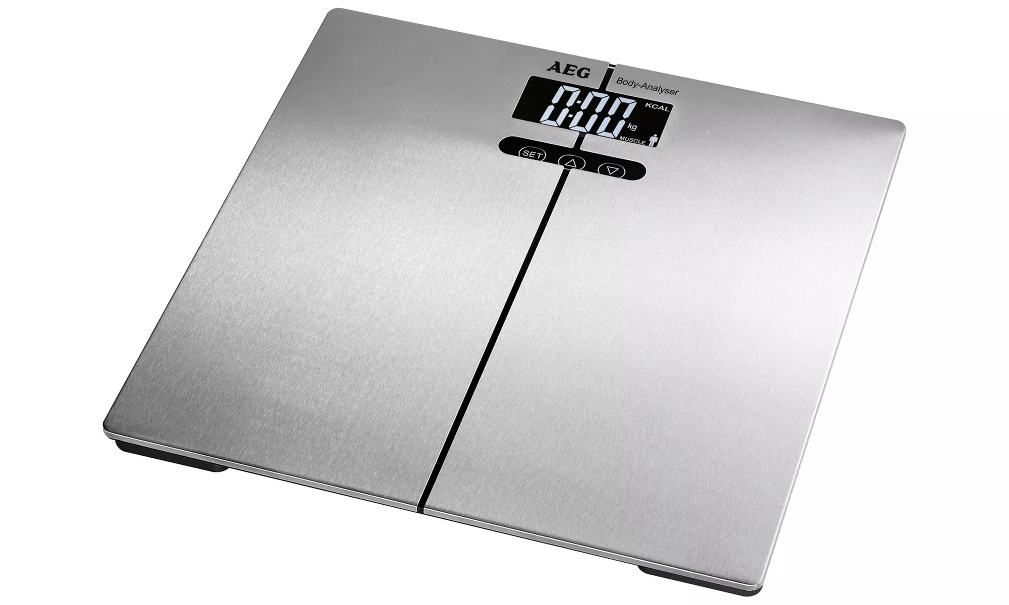 1 ou 2 pèse-personne 5 en 1 multifonction en inox, AEG® - Primary Image