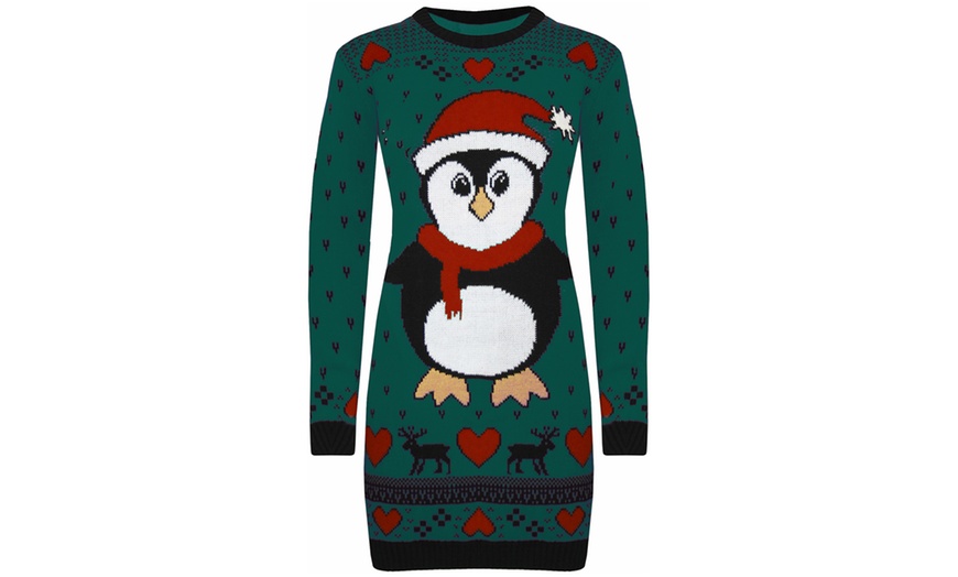 Image 2: Christmas Jumper Dress