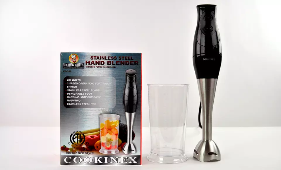 Stainless Steel Hand Blender with Jar - Primary Image