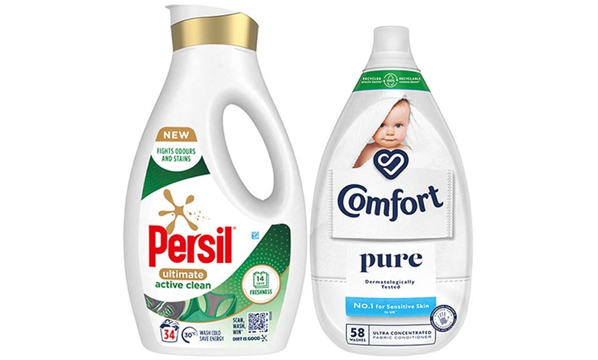 Image 30: Persil Ultimate Washing Liquid Detergent and Comfort Ultimate Care