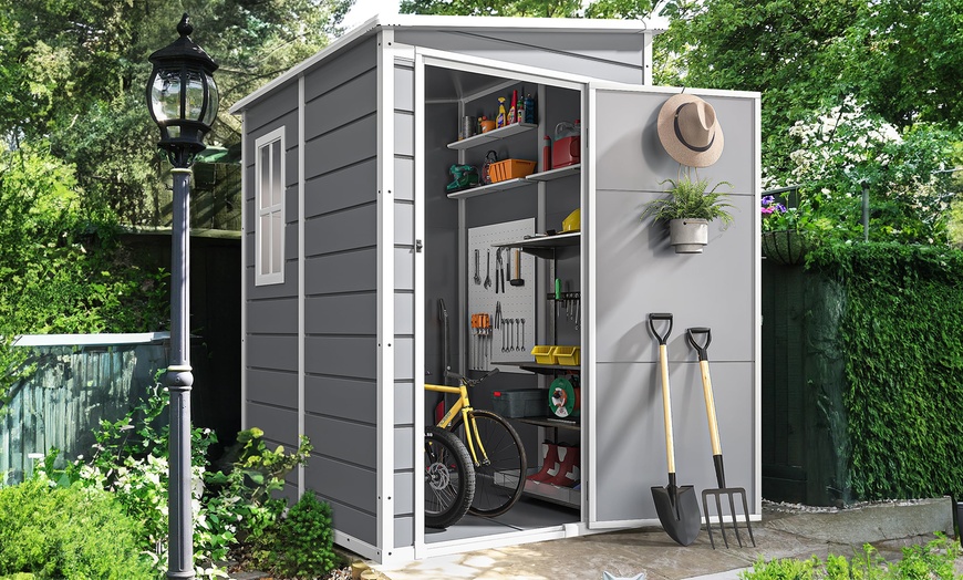 Image 5: Lockable Easy Build Garden Shed