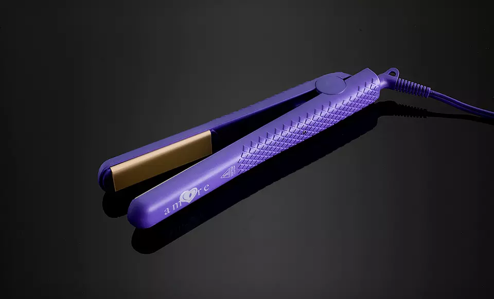 $32.99 for a Amore Classic Flat Iron Package in Black or Purple ($200 List Price). Free Shipping. - Second Medium