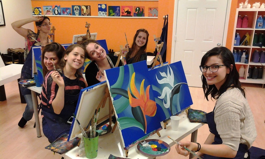 Byob Painting Class - A Painting Fiesta 