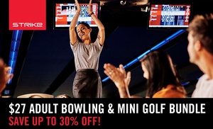 Strike Bowling with Holey Moley Bundle at STRIKE, Multiple Locations