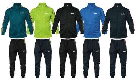 Tuta sportiva da uomo Diadora, disponibile in varie taglie e colori