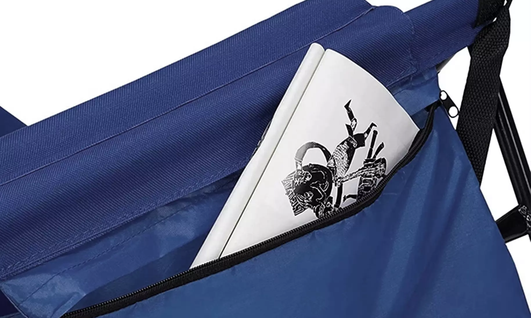 Coppia di materassini da spiaggia con schienale e cuscino