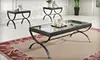 $199 for a Three-Piece Coffee Table Set in Black or Gold ($399 Value). Shipping Included.