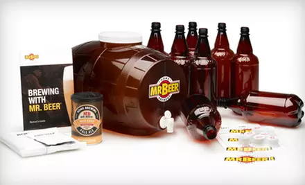 $49 for a Mr. Beer Premium Edition Homebrewing Beer Kit and Refill (Up to $93.80 List Price). Two Options Available. Shipping Included. - Primary Image