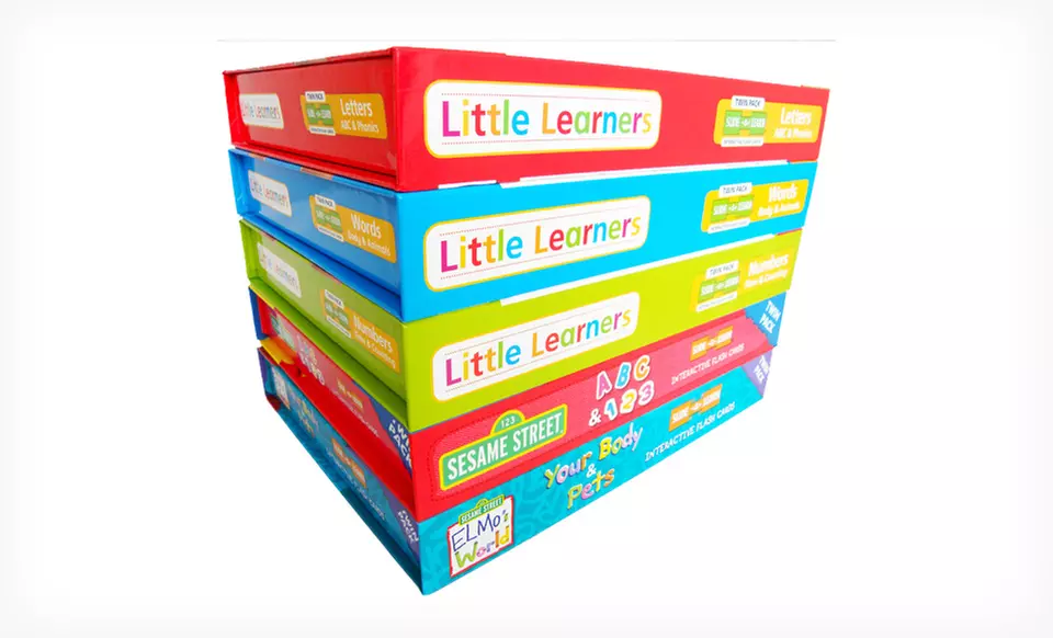 $36.99 for a Little Learners and Sesame Street 5-Pack of Interactive Flash Cards ($99.75 List Price). Free Shipping. - Primary Image