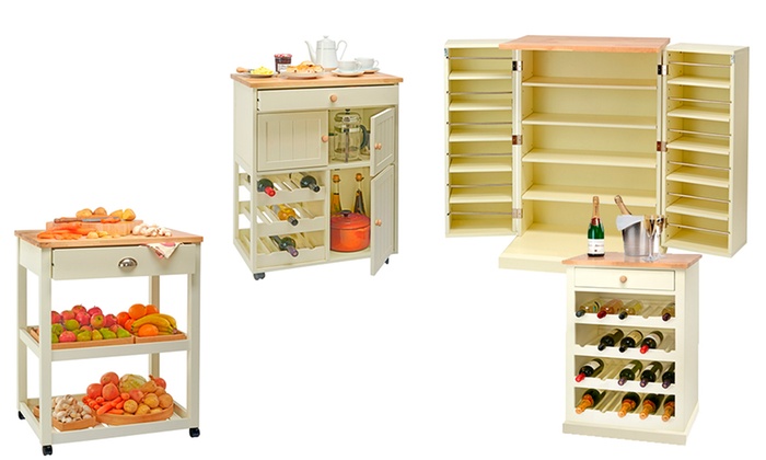 Country Kitchen Pantry Cabinet Groupon Goods