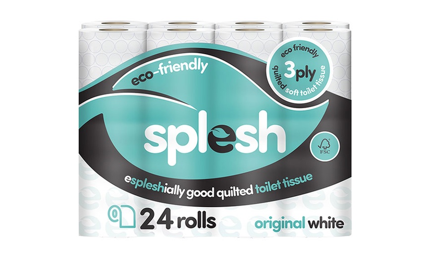 Image 8: Splesh Toilet Roll, Soft & Quilted Eco-Friendly White