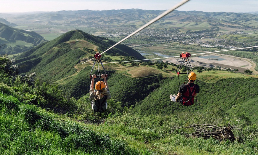 Image 2: (Up to 16% Off) Double the Thrill: Hike & Zipline Packages for 2 or 4