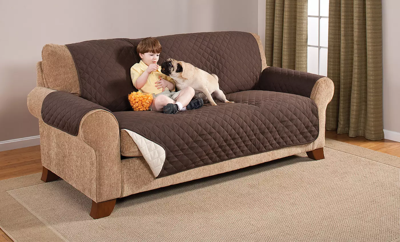 Reversible Furniture Protector for a Love Seat, Sofa, or Chair - Primary Image