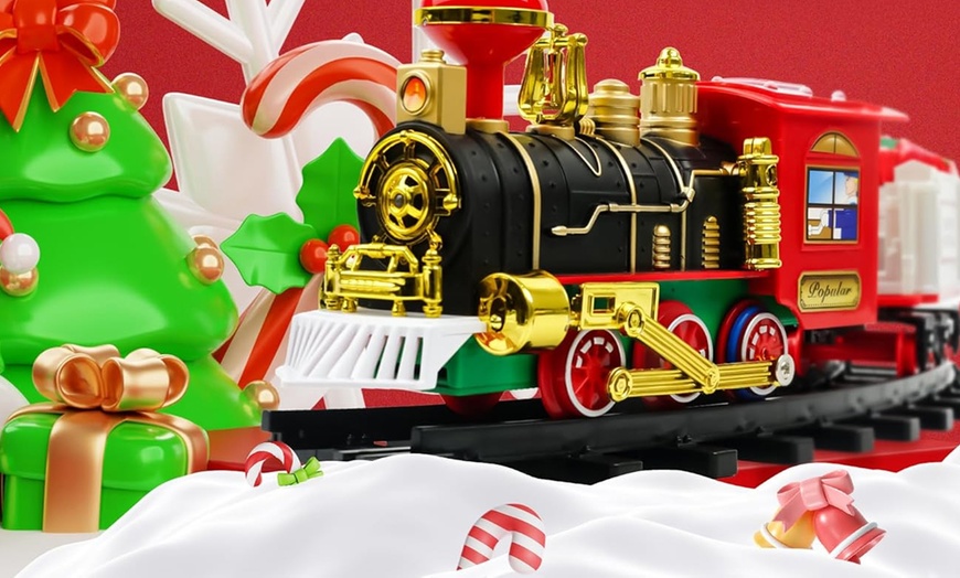 Image 5: Decoratieve Kersttrein