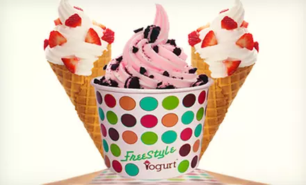 $4 for $8 Worth of Self-Serve Frozen Yogurt at FreeStyle Yogurt - Primary Image