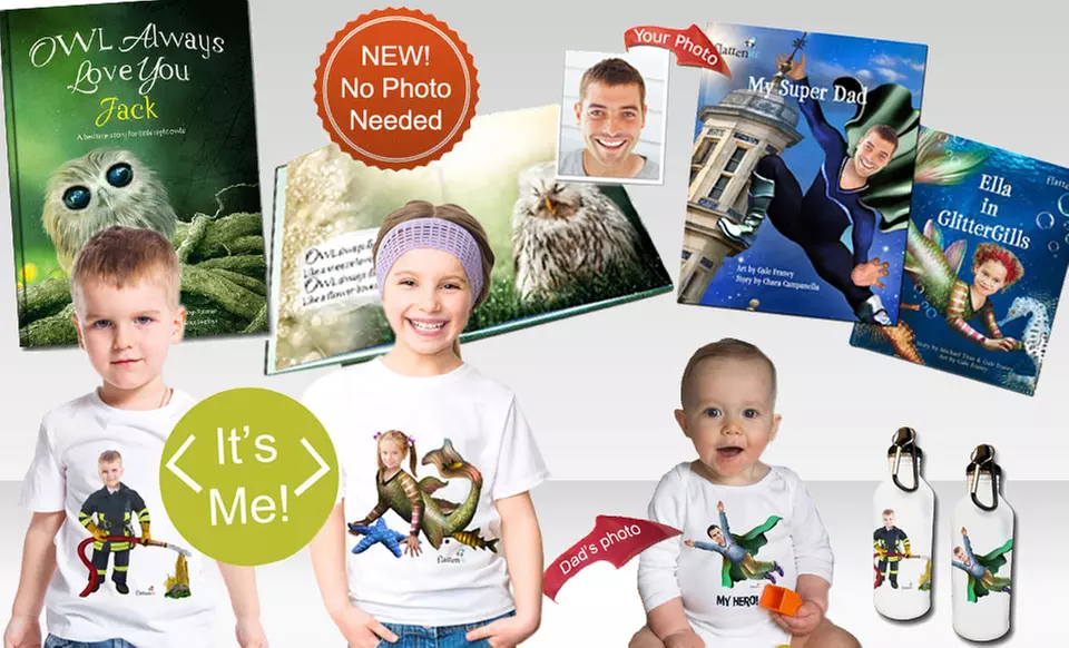 $15 for $30 Worth of Personalized Children's Books from FlattenMe - Primary Image