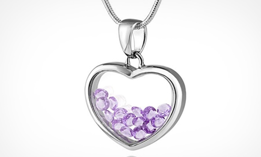 Image 2: Crystal Heart Necklace