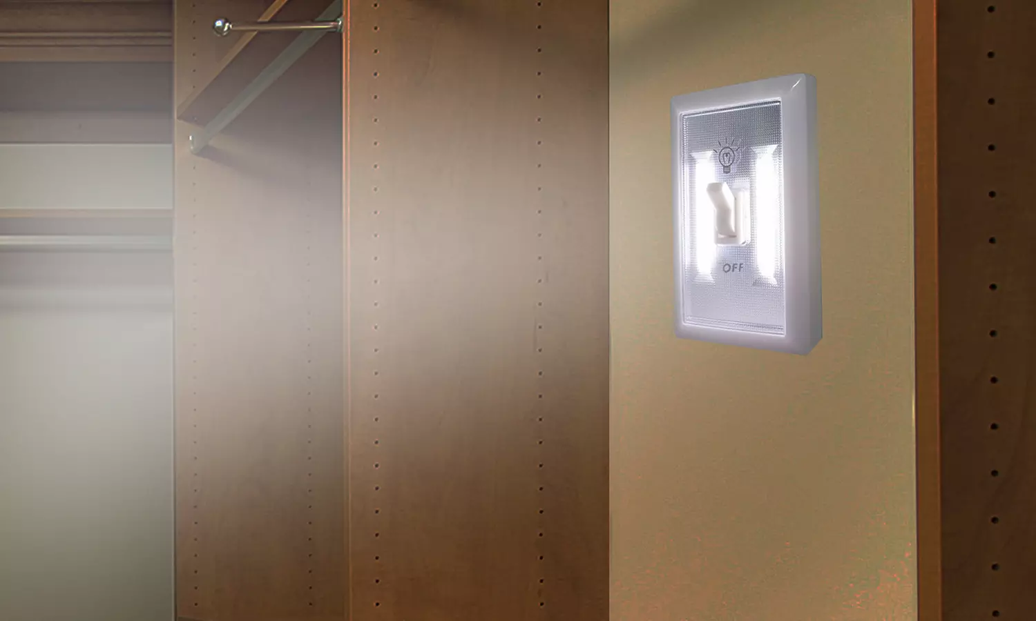 Cordless LED Light Switch - Primary Image