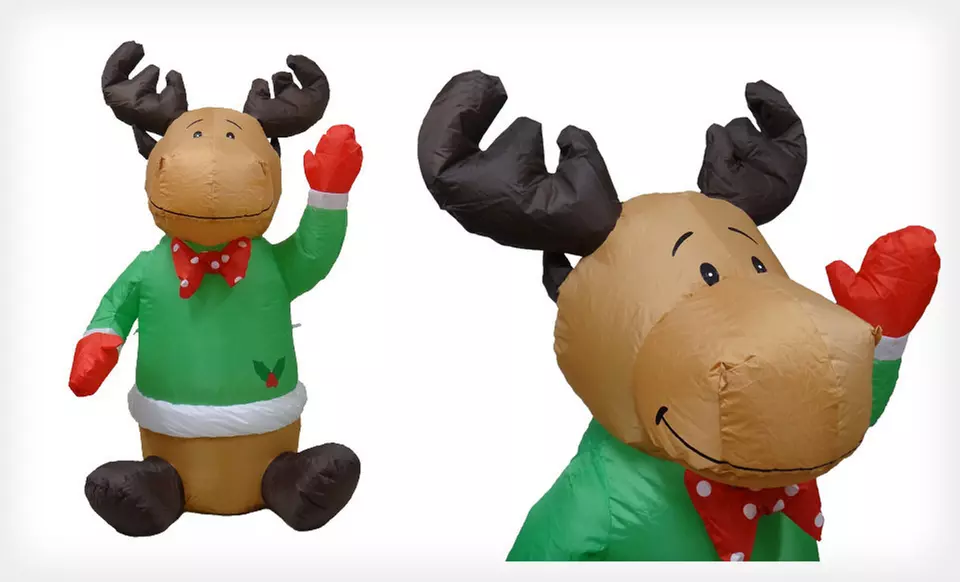 Penguin, Elephant, Reindeer, or Santa Claus Airplane Christmas Inflatable (Up to 54% Off). Free Shipping and Returns. - Second Medium