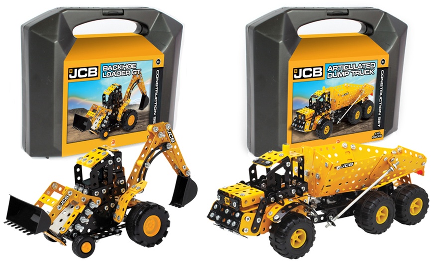 Image 5: JCB Construction Toy Set