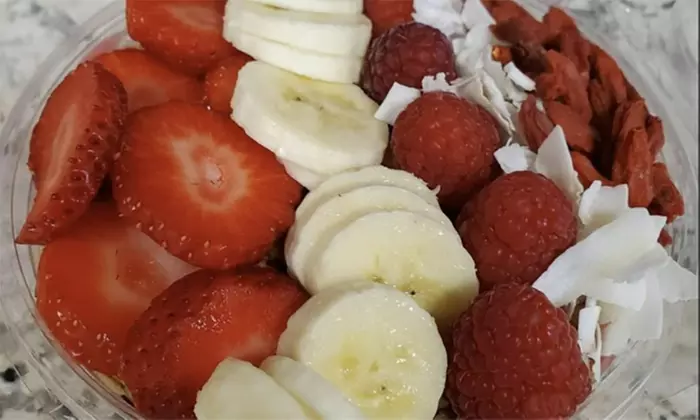$13 Towards Juices, Smoothies and Bowls Or PB and J Smoothie Bowl at Fruiggie Too! (Up to 35% Off) - Second Medium