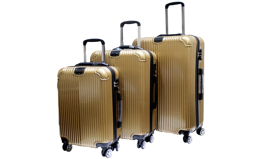 Image 6: Hard Cover Luggage Set 