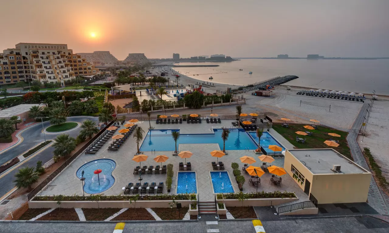 RAK: 1-Night Stay for 4 Adults and 2 Children with Breakfast, Half or Full Board at City Stay Beach Hotel Apartments - Primary Image