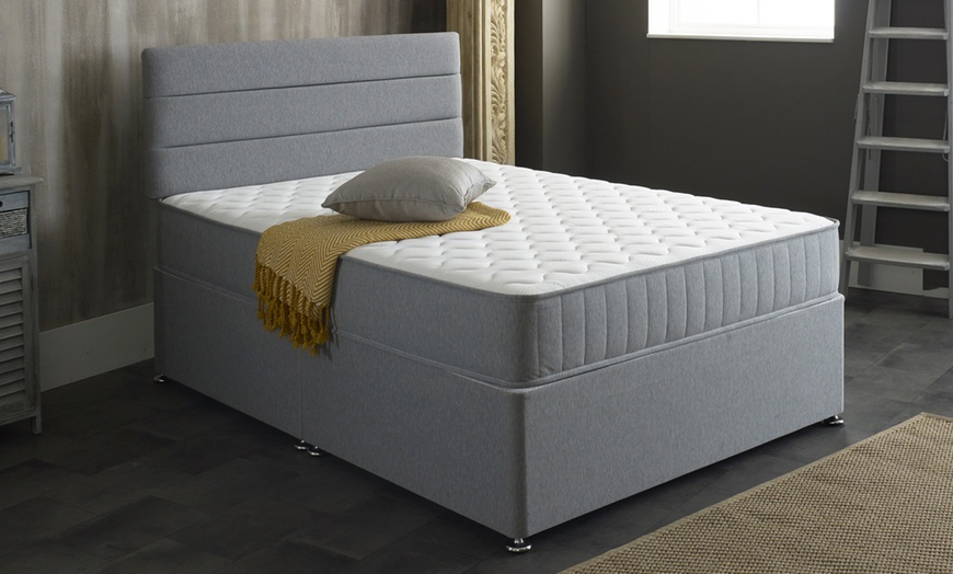 Image 1: Quilted Memory Foam Mattress