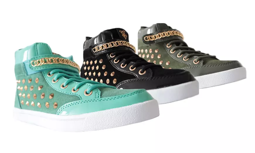 Image 1: Suède Glitz and Glam sneakers
