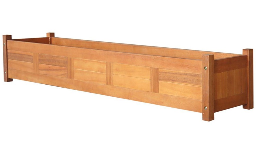 Image 27: Rectangular Wooden Planter