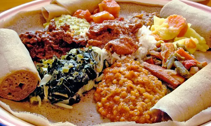 Ethiopian Cuisine at Blue Nile Cafe (Up to 45% Off). Three Options Available. - Primary Image