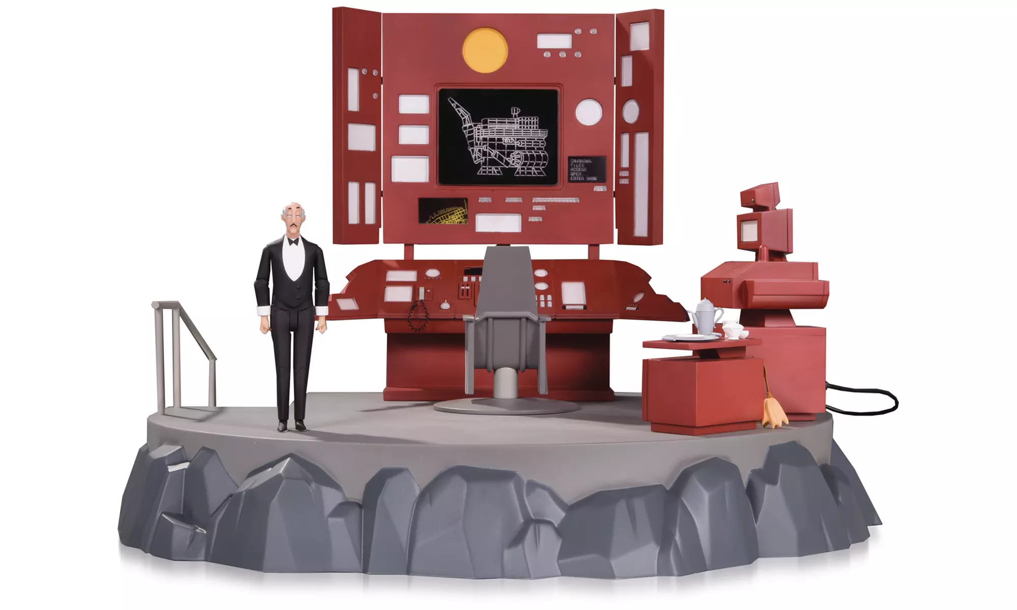 Batman The Animated Series Batcave Playset with Alfred - Primary Image