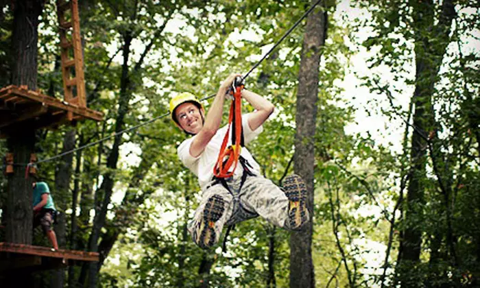 Zipline Adventure with Photos at Markin Farms Zipline Adventures (Up to 36% Off). Two Options Available. - Primary Image