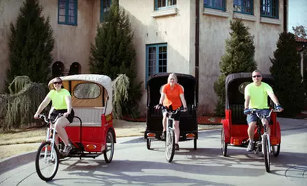 $75 for a Six-Stop Pedicab Culinary Tour for Two Adults and Up to Two Kids from Golzern (Tulsa) Pedicabs ($150 Value) - Primary Image