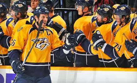 $50 for a Nashville Predators Game at Bridgestone Arena on February 25 or March 25 (Up to $83.33 Value) - Primary Image