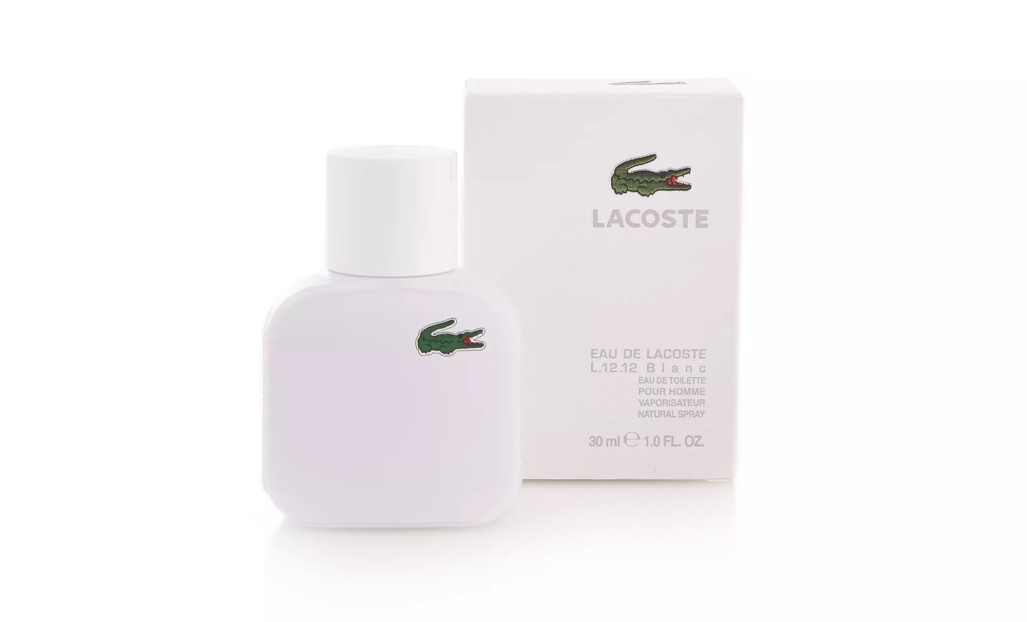 Lacoste Eau de Lacoste L.12.12 Blanc Limited Edition Eau de Toilette for Men; 1 Fl. Oz. - Primary Image