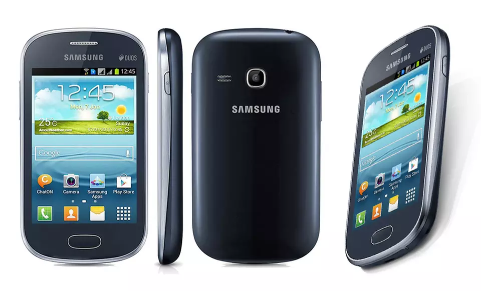 Samsung Galaxy Fame Dual Sim Android GSM World Phone (S6812i) - Second Medium