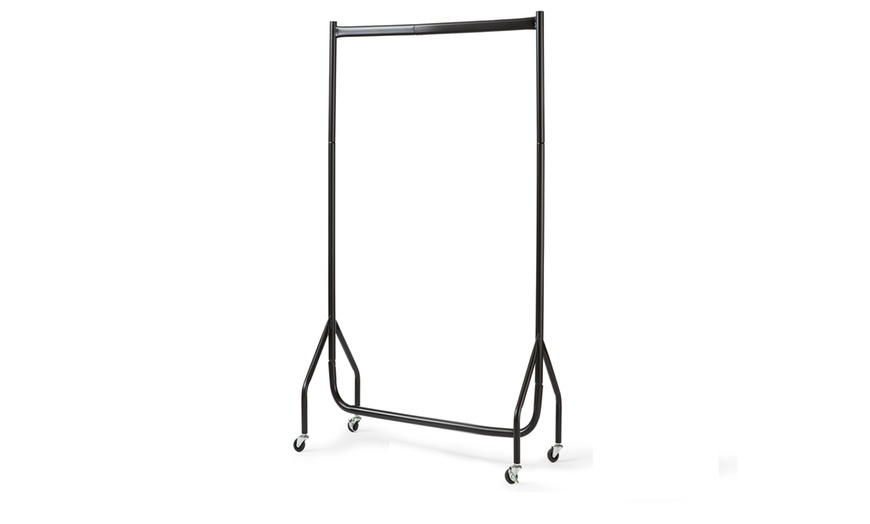 Image 4: Heavy-Duty Clothes Rail