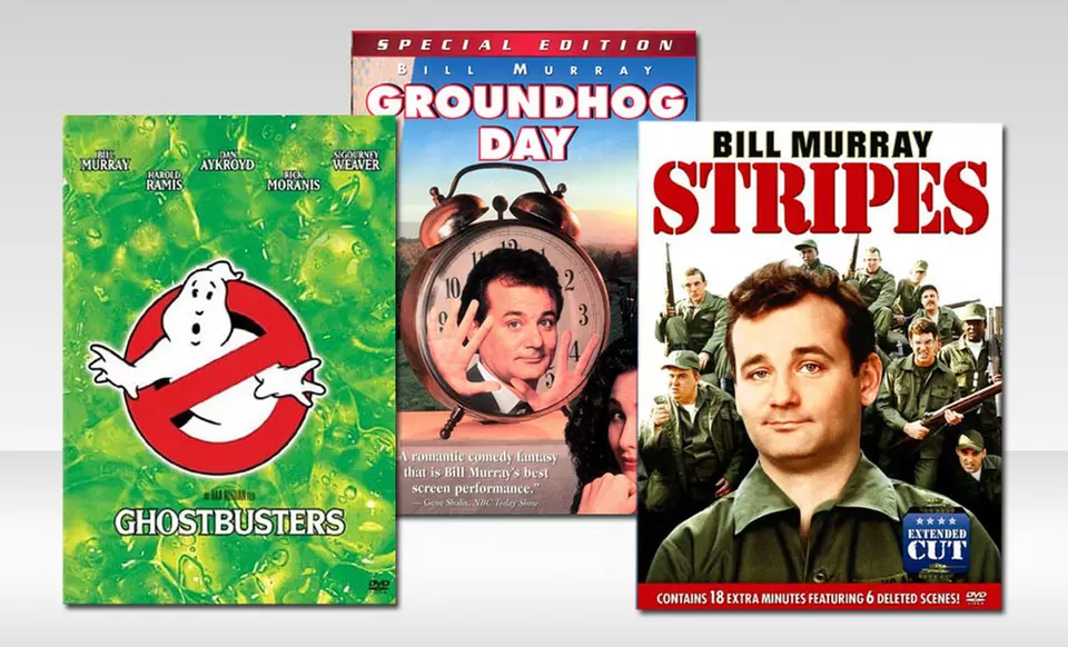 Bill Murray 3-DVD Bundle with Ghostbusters, Groundhog Day, and Stripes. Free Shipping and Returns. - Second Medium