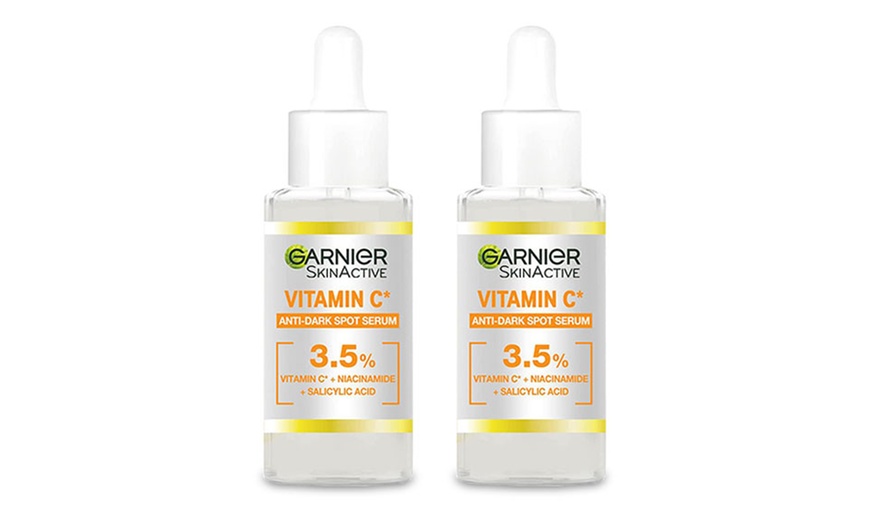 Image 1: Up to Eight Garnier Vitamin C Anti-Dark Spot Face Serums