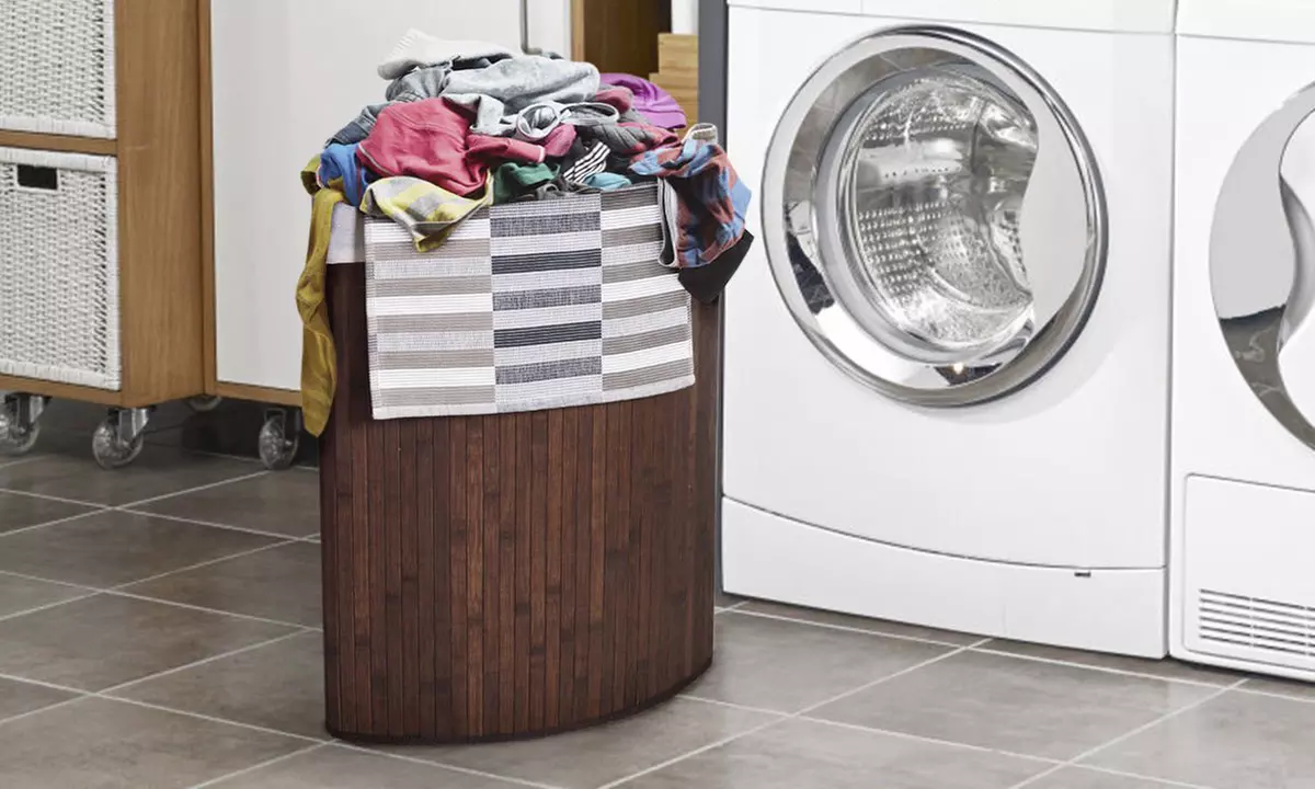 Cesto Portabiancheria In Bambù