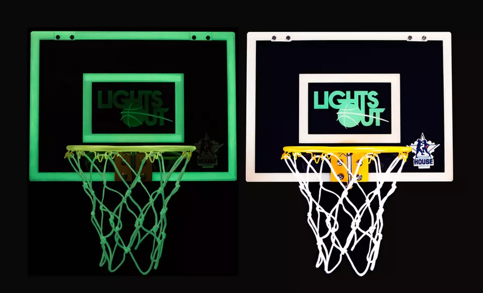 $19.99 for a Rough House Lights Out Mini Basketball Hoop ($29.99 List Price). Free Shipping. - Second Medium